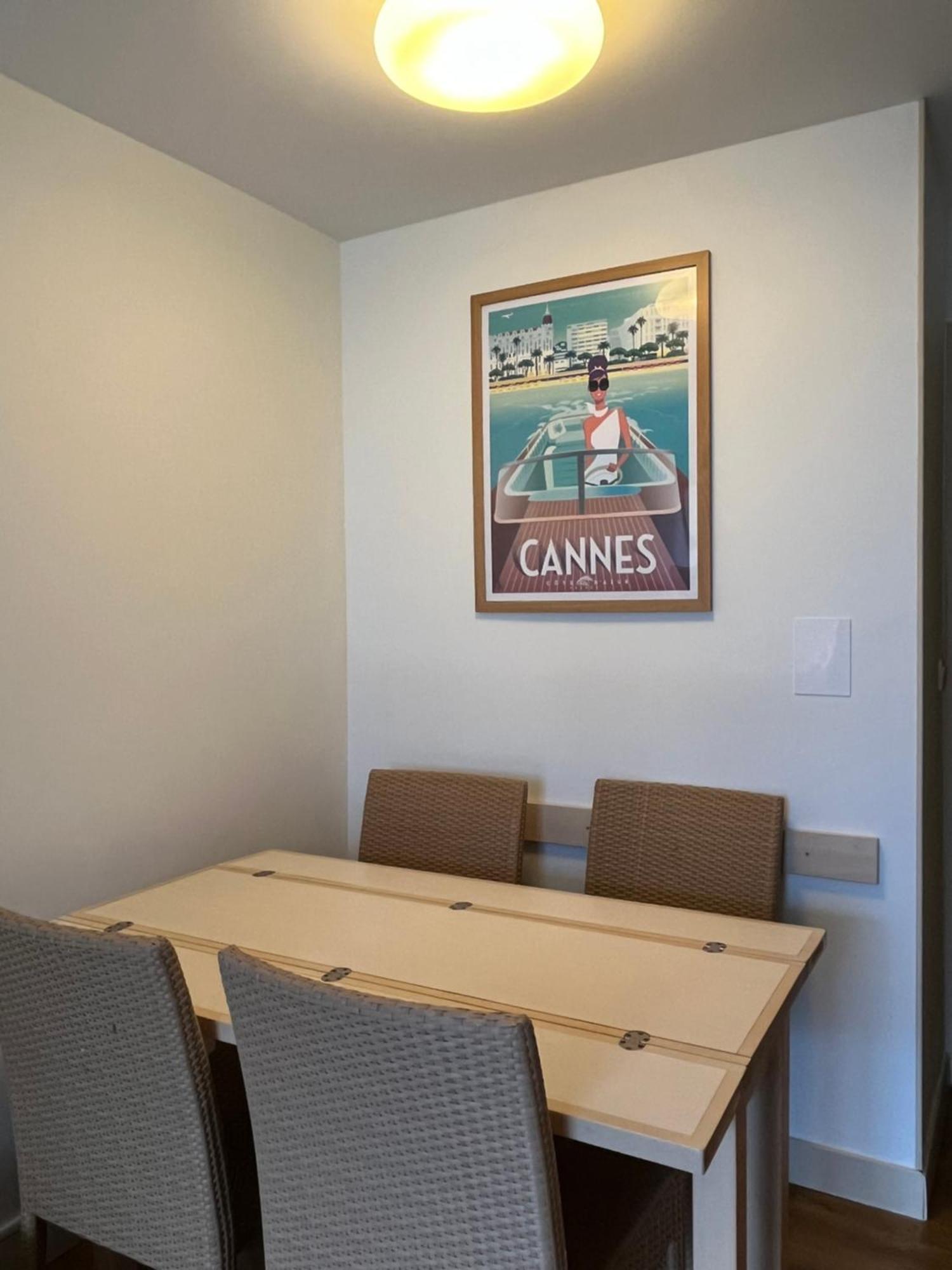 Superbe Appartement Une Chambre Vue Mer Piscine Tennis คานส์ ภายนอก รูปภาพ